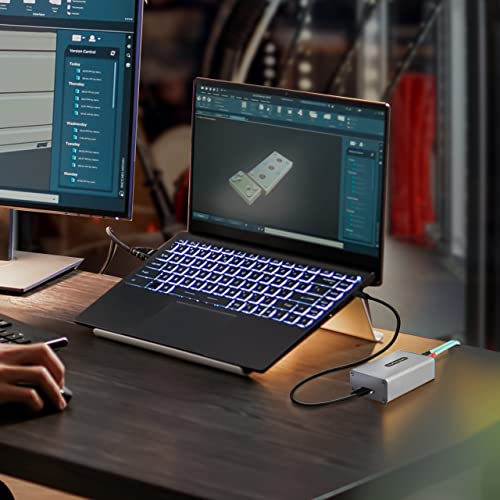 Image of StarTech 2-Port USB 3.0 Extender Over OM3 Multimode Fiber, 5Gbps, TAA | 2x USB-A Hub, 350m Range, Durable USB Fiber Optic Extender, Optical USB Extender, F35023-USB-EXTENDER, 1150ft