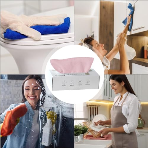 Générique Dishcloth, Dishcloth, Ultra Absorbent Kitchen Dishcloth, Multifunctional Cleaning Cloth, Toilet Cleaning Cloth, Finestra Cleaning Cloth, Car Interior Cleaning Cloth - immagine 6