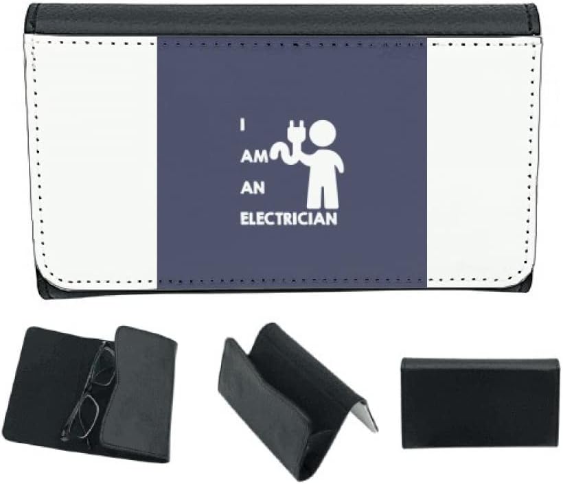 Power Supply Electricity Wage Source Job Eyeglass Case Hard Shell Portable Holder