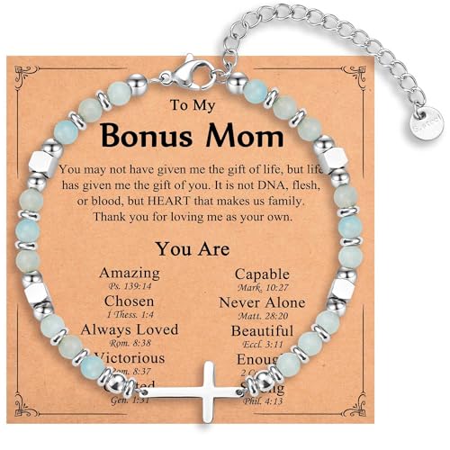 Image of Religious Cross Bracelet for Women Girls, Christian Gifts for Daughter Granddaughter Sister in Christ Friend Niece on Birthday Christmas Easter Valentines Day Graduation