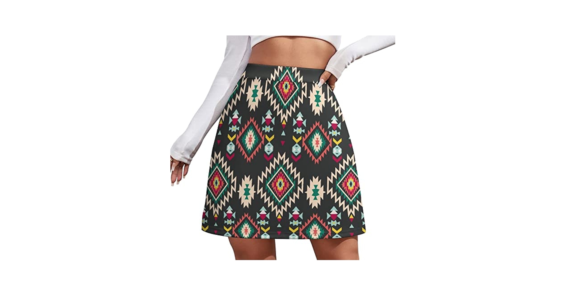 Amazon.com: Kamoxi Women's High Waist Tribal Aztec Ethnic