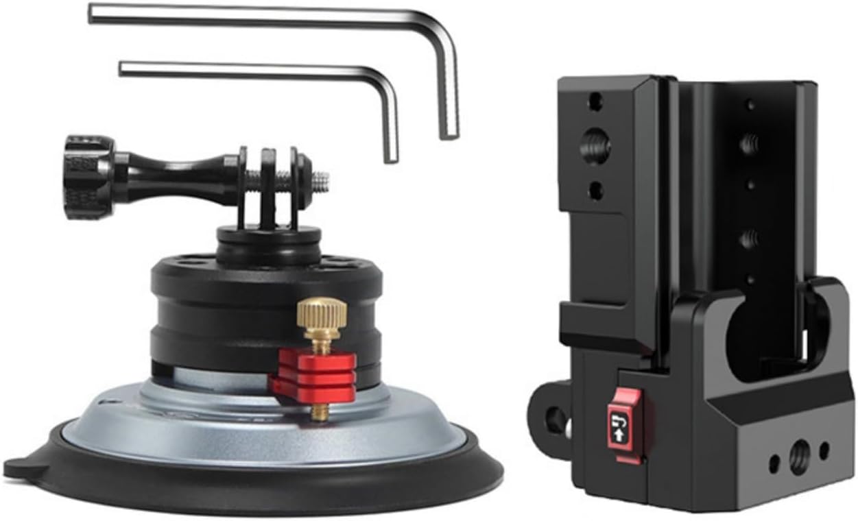 Bike Mount for Action Camera Aluminum Shockprood Stabilized 360 Degree Rotations and Quick Release for Cycling for Bike Mount