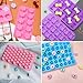 Ezydka Backmatte Hundekekse 9 Stück Backmatten für Hundeleckerlies Set, Mini Hundekekse Backform Silikon Backmatte Hundeleckerli für DIY Hundeleckerlies, Kekse, Schokolade, Süßigkeiten, Eiswürfel