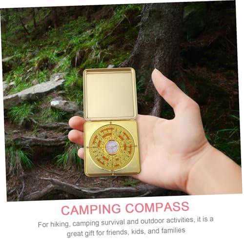Brújula portátil de aleación 10 cm para camping y hiking miniatura 3