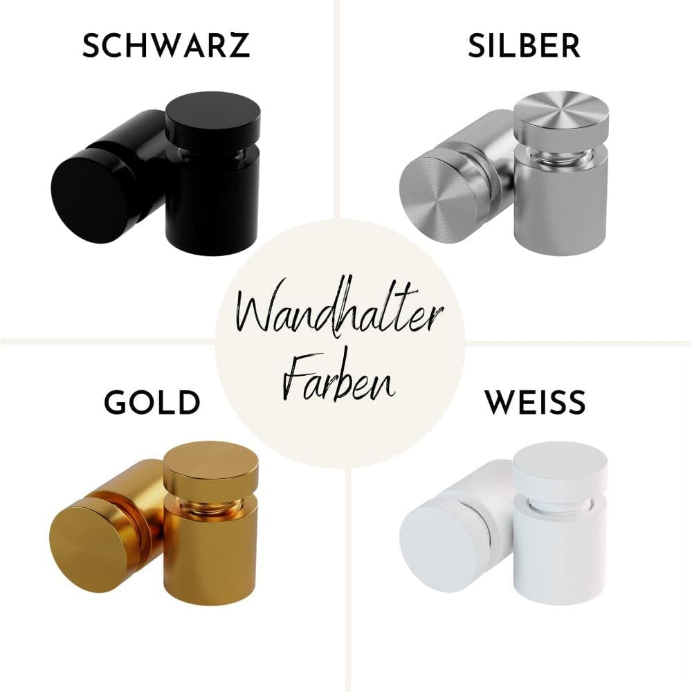 personalisierter Wandkalender - 5-Namen Familienplaner - wiederverwendbarer Kalender aus Acrylglas - Familienplaner abwischbar - Hingucker für jeden Raum