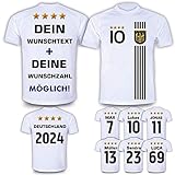Wir bedrucken Ihr Deutschland Trikot mit Ihrem Wunsch-Namen + Spielernummer