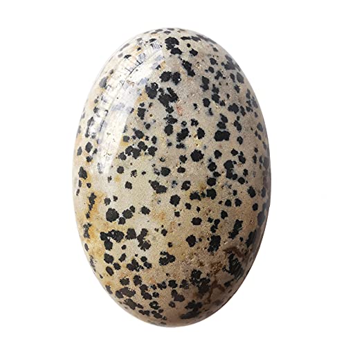 Loveliome Natural Dalmation Jasper Oval...