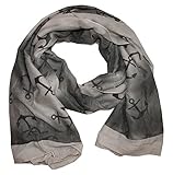dezente batik Farben Anker Marine Premium batik Damen Schal (beige)