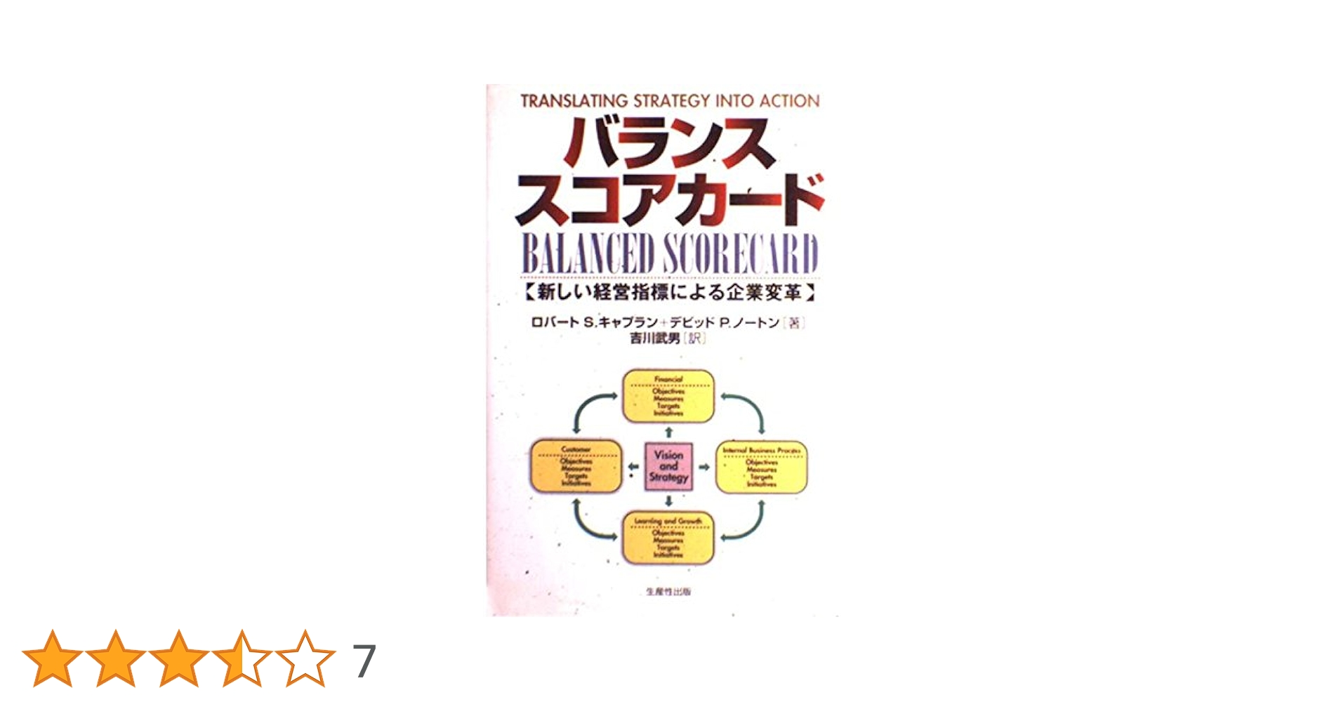 バランス・スコアカ-ド 戦略経営への変革  新訳版/生産性出版/ロバ-ト・Ｓ．カプラン（単行本） 71fyynLw56L.jpg_BO30,255,255,