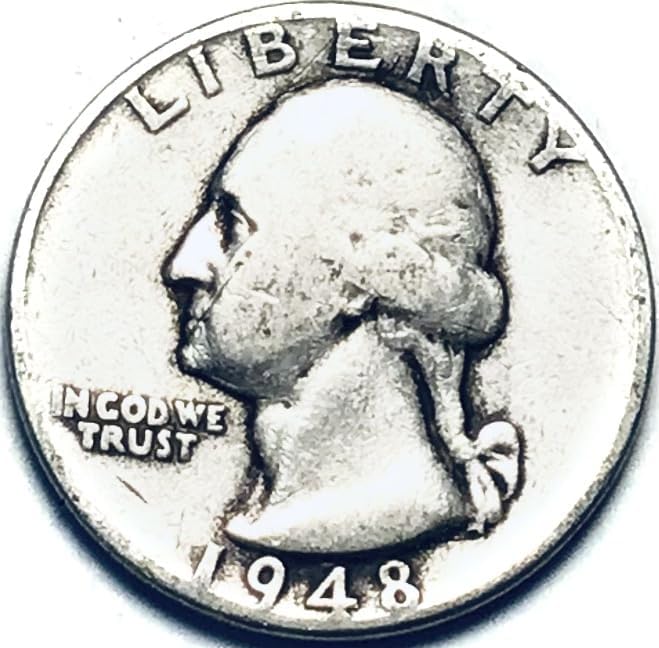 1948 P Washington Silver Quarter Seller Fine