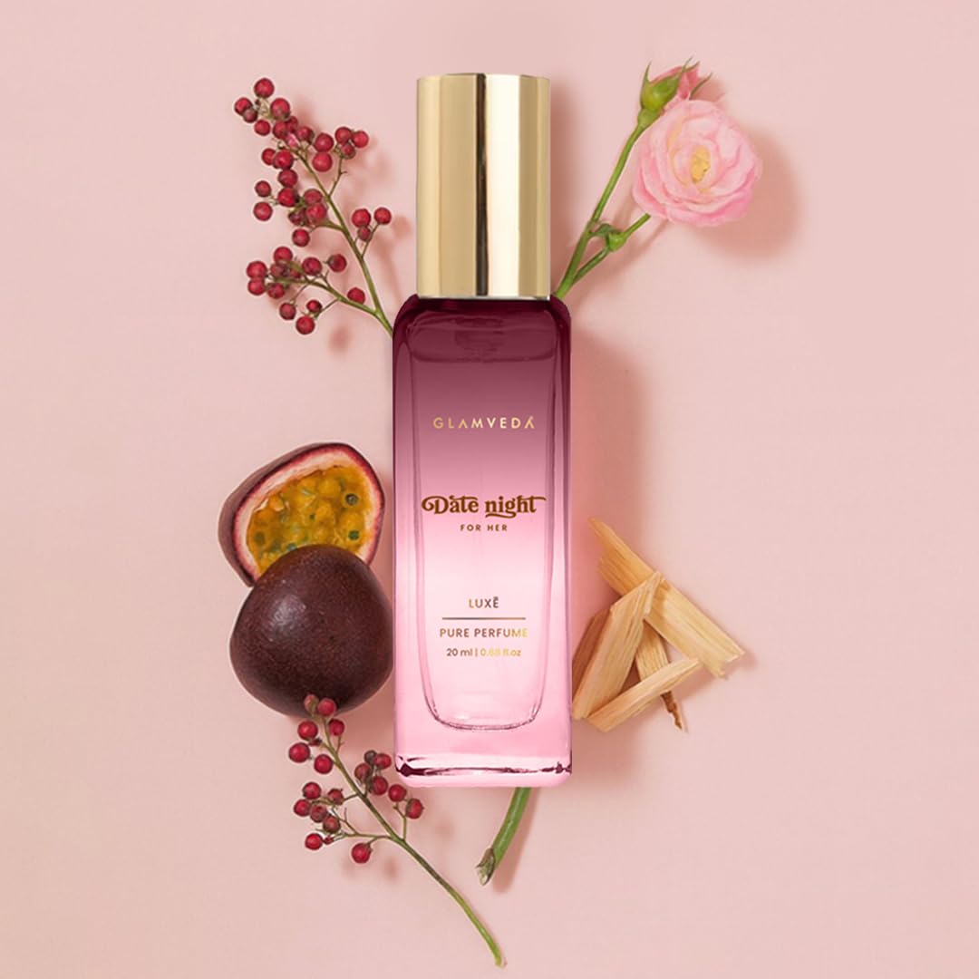 Glamveda Date Night Luxury Pure Perfume for Women 20ml | Long-Lasting Fragrance | Skin Friendly Women Spray | Premium Scent for Daily & Special Occasions | Gift for Birthday, Anniversary-picture-27
