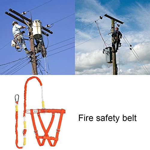 Preisvergleich Produktbild Motto.h Absturzsicherung, Fallschutz-Set, Auffanggurt mit Bandfalldämpfer Gurt, Vollkörper Auffanggurt Fallschutz, Fallsicherung Schutzausrüstung, Zubehör für Handwerkzeuge fine