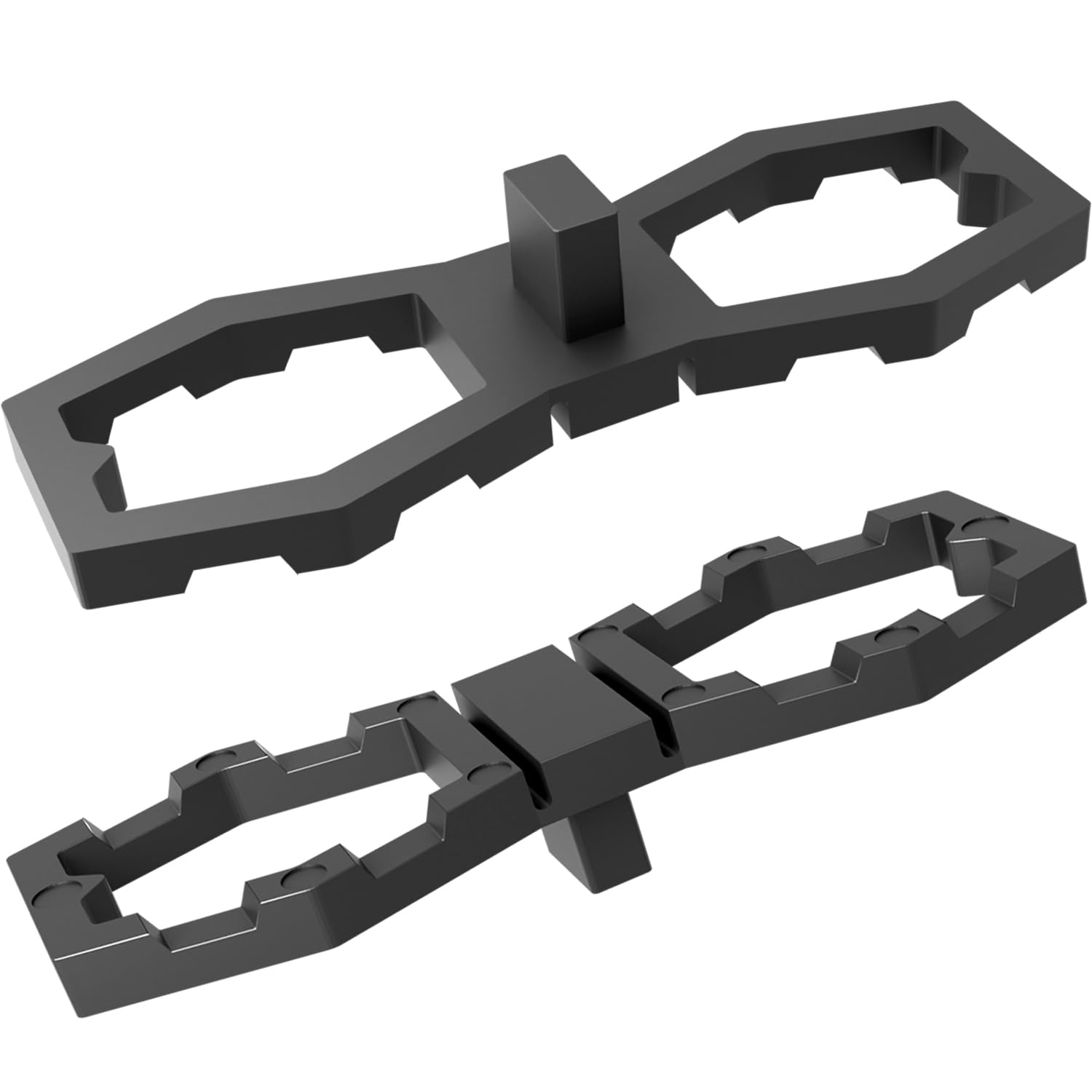 Hidden Fasteners Deck Fastener Clip Universal Nylon Clips Decking Fasteners Preloaded Terrace spacers for Installing Composite Deck Boards (Pack of 100) - Image 2