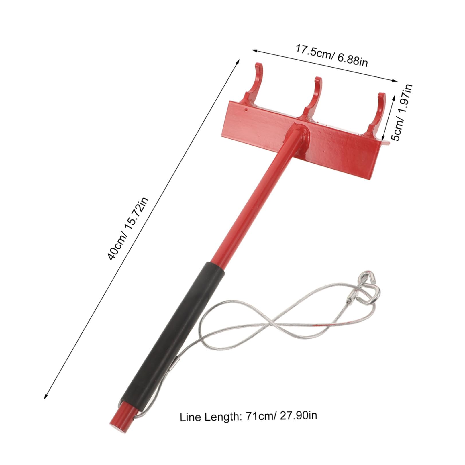iplusmile Tenditore per Rete a Catena in Acciaio Inossidabile con Ganci da 28" e Capacità di Trazione 300 Lbs, Regolazione Tensione Liscia per Manutenzione e Ristrutturazione Recinzioni