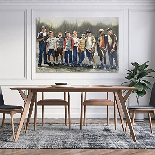 Tongyang The Sandlot Baseball Movie Print Poster For Bedroom Aesthetic Wall Decor Canvas Wall Art Gift 12X18Inch(30X45Cm) #TOP3
