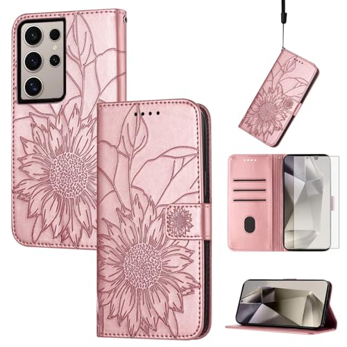Étui pour Samsung S24 Ultra motif floral idéal pour vos sorties citadines