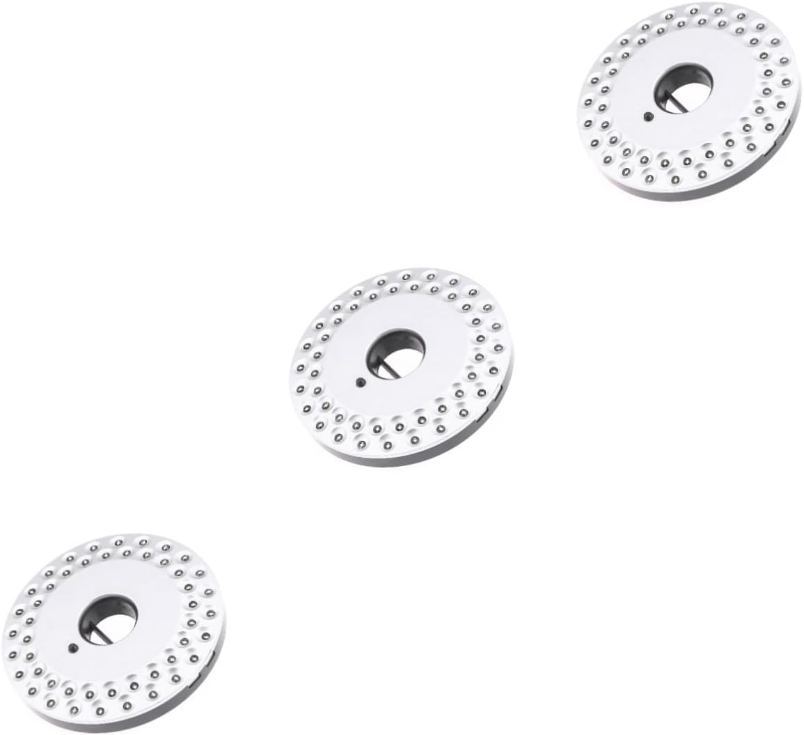 Gadpiparty 3pcs 48 48 Led Camping Lantern Solar Non-polluting Tent Light Hook for Hiking Patio Emergency Bulbs