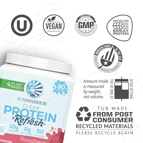 Sunwarrior Clear Protein Powder Plant-Based Protein Water Mix thumb #2