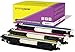 Produktbild Printing Saver 3 Cyan Magenta GELB Premium Toner kompatibel zu CE311A CE312A CE313A (126A) für HP Color Laserjet Pro CP1025 CP1025NW CP1020 M175A M175NW M275 M275A M275NW