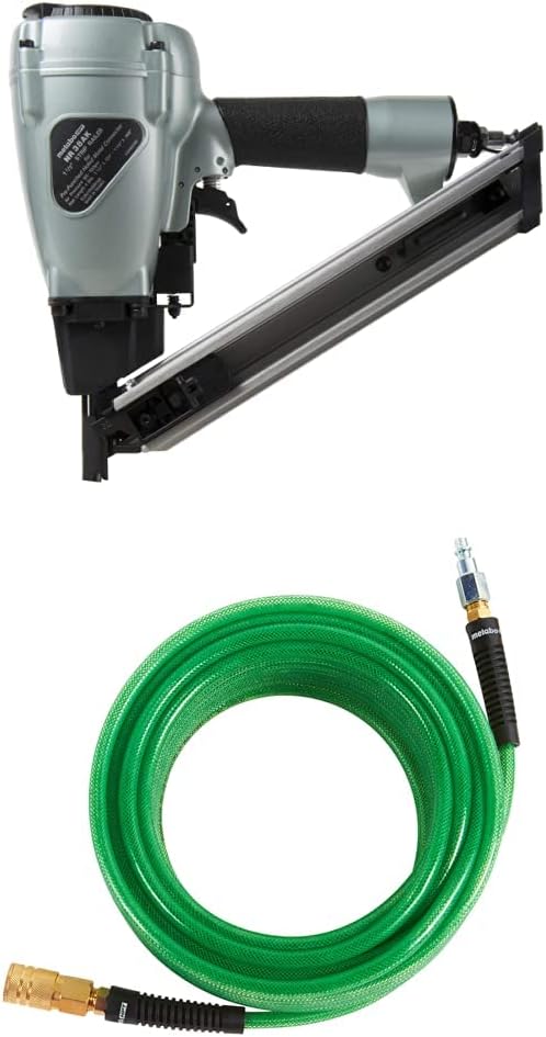 Metabo HPT Metal Connector Nailer (NR38AK) w/ 50' Air Hose (115155M)