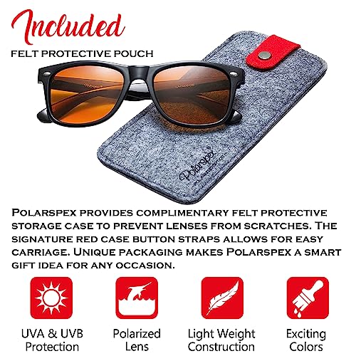 image for PolarSpex Polarized Sunglasses for Men and Women – UV Protection, Du