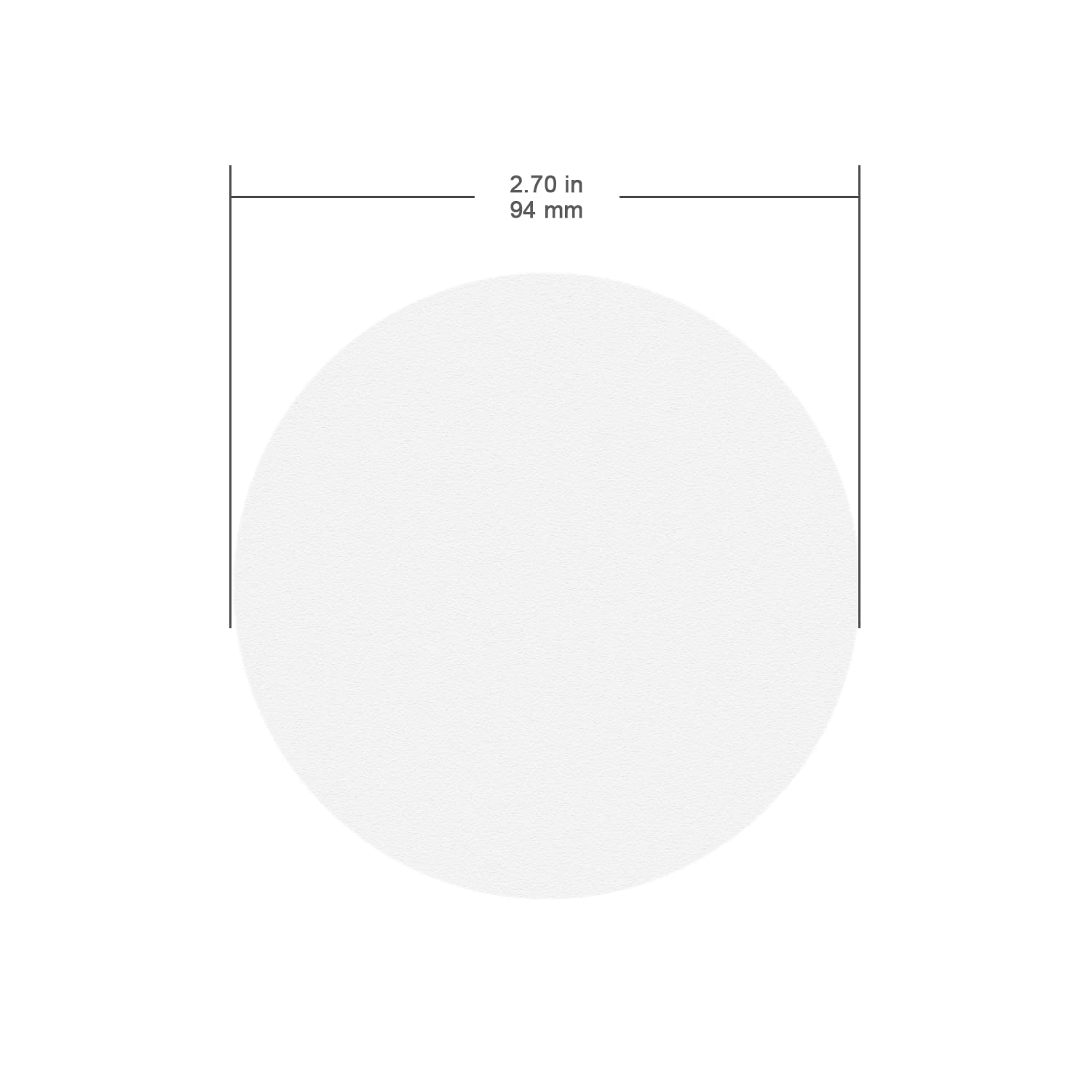 Lab Filter Paper - 20 Micron Cellulose, 100 Pack -2