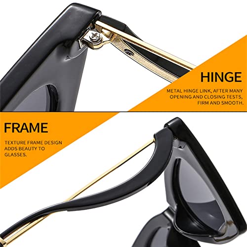 Cat Eye Women Sunglasses Retro Colorful Eyewear Shades UV400 Men Candy Color Glasses Frame4