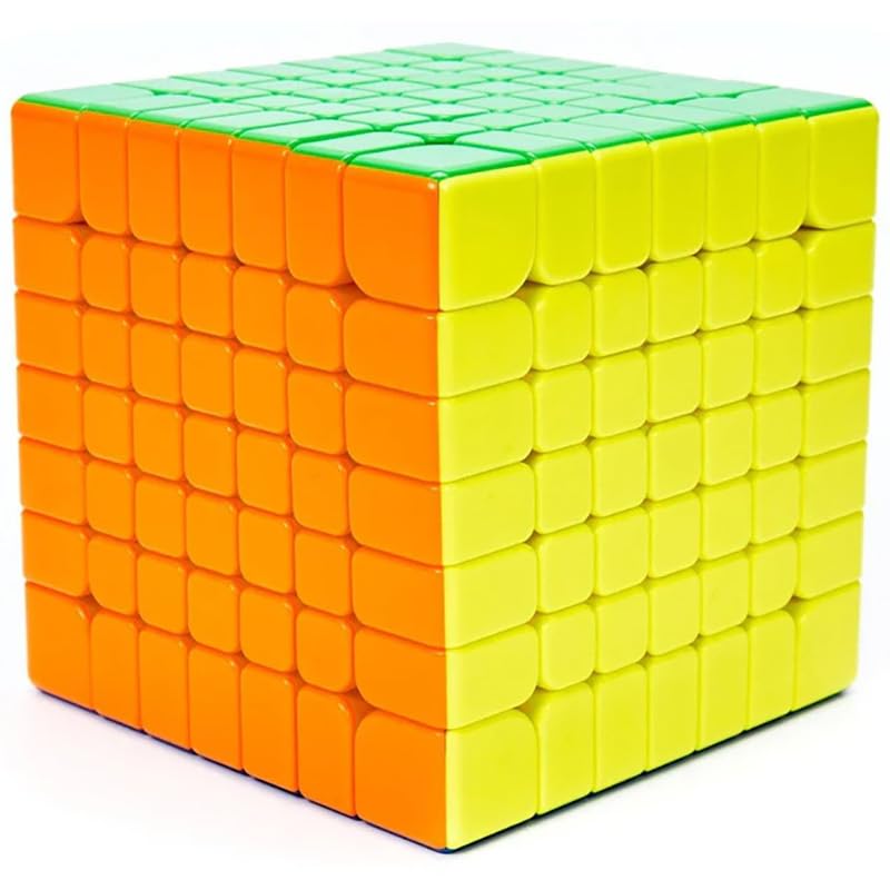 Image of HAWKISTER Moyu Aofu Wr M 7X7 Magnetic Cube Moyu Aofu Wrm Puzzle 7X7X7 Magic Stickerless Speed Cube, For Kid