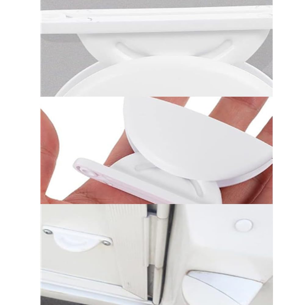 Topes para puertas, caravanas y autocaravanas, accesorios para caravanas, autocaravanas de nailon, seguro para puerta de caravana, cerradura de puerta, barcos, caravanas, armarios, 4 unidades