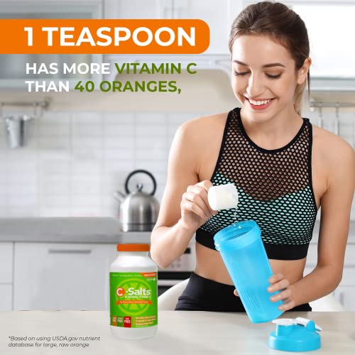 image for C-Salts Buffered Vitamin C Powder 4000mg - High Dose Vitamin Supplemen