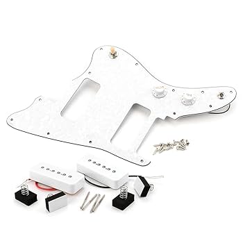 Amazon | Mshsiw 日本ジャズマスターギターピックガード、P90