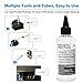 Printhead Cleaning Kit Compatible for Brother Epson HP Canon Nozzle Inkjet EcoTank Officejet Deskjet Pixma Printers-Liquid Printers Head Cleaning Suit Solution 100ml, 5ml Premium Syringe 1PK