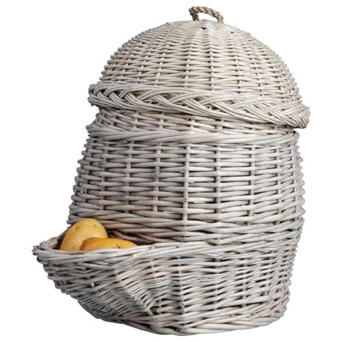 Esschert Design Panier de pommes de terre, gris