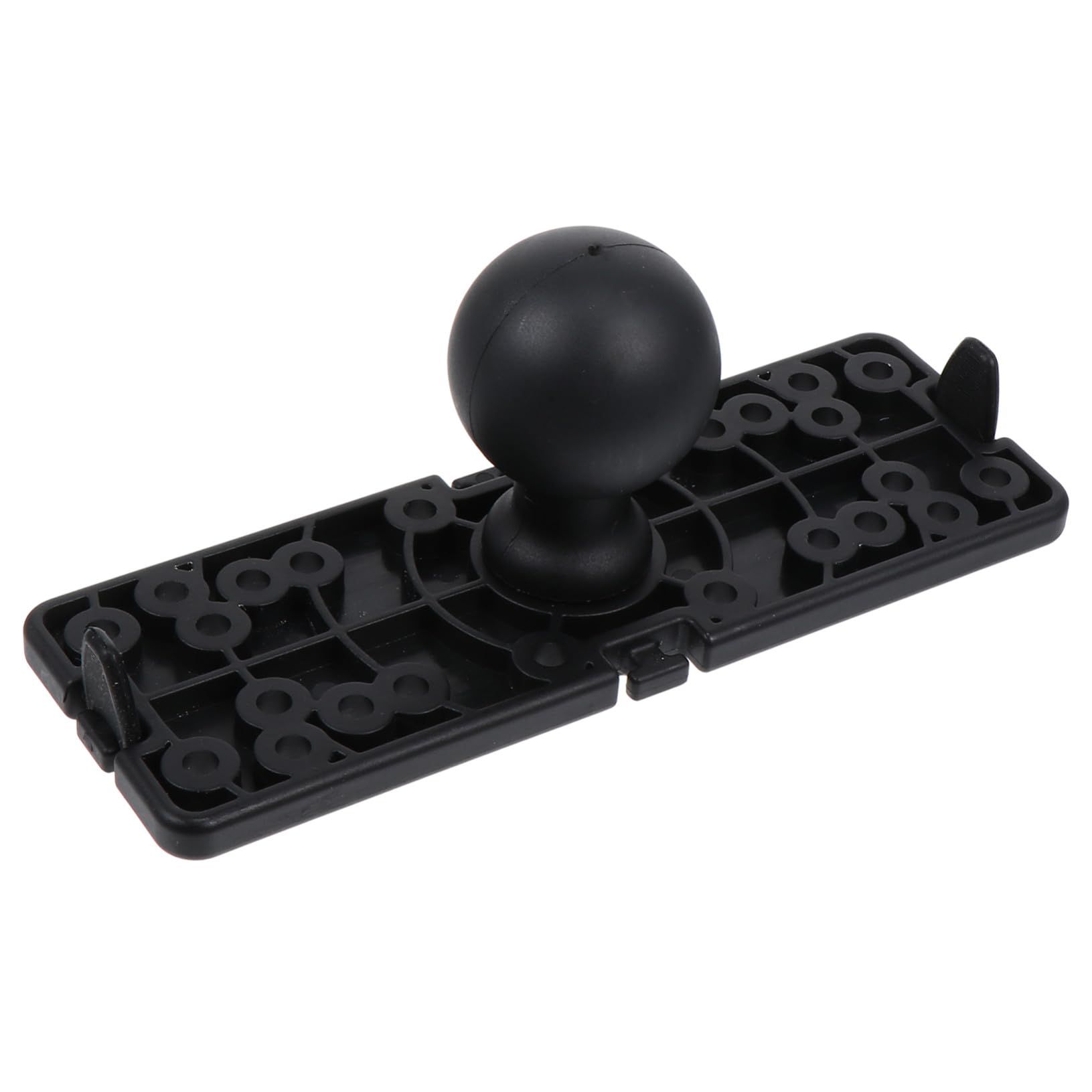 HOMSFOU Halterung für Fischfinder Ball Angelrutenhalter für Boot teleskopisch Fischfinder liefern Bootsrute plat kanu zubehör Fischfindergestell Basis für Fischfinder Nylon Black