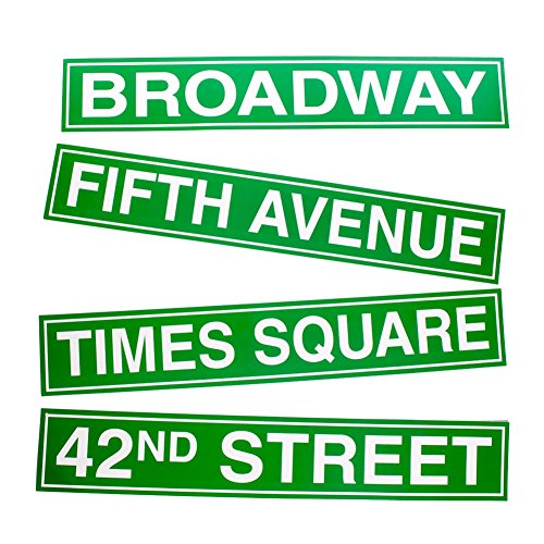 New York City Street Sign Cutouts