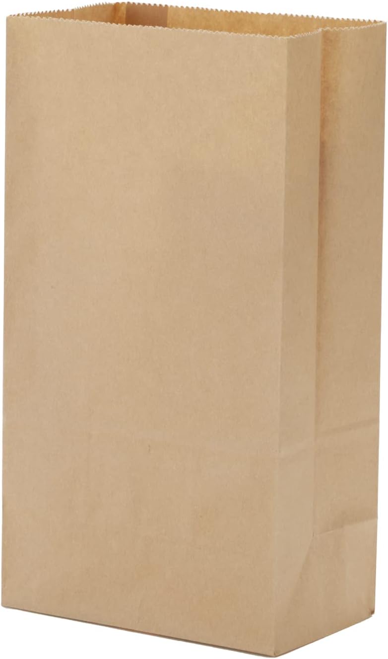 AJM Brown Paper Lunch Bags 40 Count Health & Household