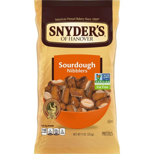 Snyder's Of Hanover Sourdough Nibblers Pretzels 255g (Pack of 2)