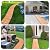 STN 12ft Wooden Garden Pathway Garden Walkway Path Cedar Roll Out Garden Pathway for Improve Garden Appearance, Offer Clear Pathways,Connect Garden Features (Straight-12' L x 17" W)