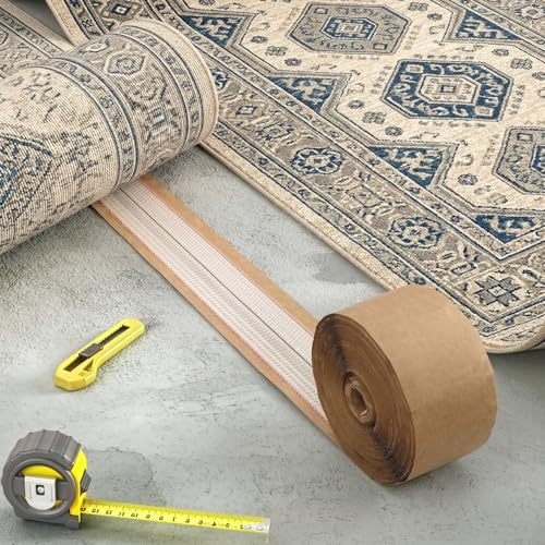 Image of Fasmov Carpet Joining Tape, 4 Inches x 66 ft Carpet Seam Tape, Heat Bond Seaming, Strong Adhesion, DIY Tape for Hardwood Floors, mats, Wall Hanging, Safe