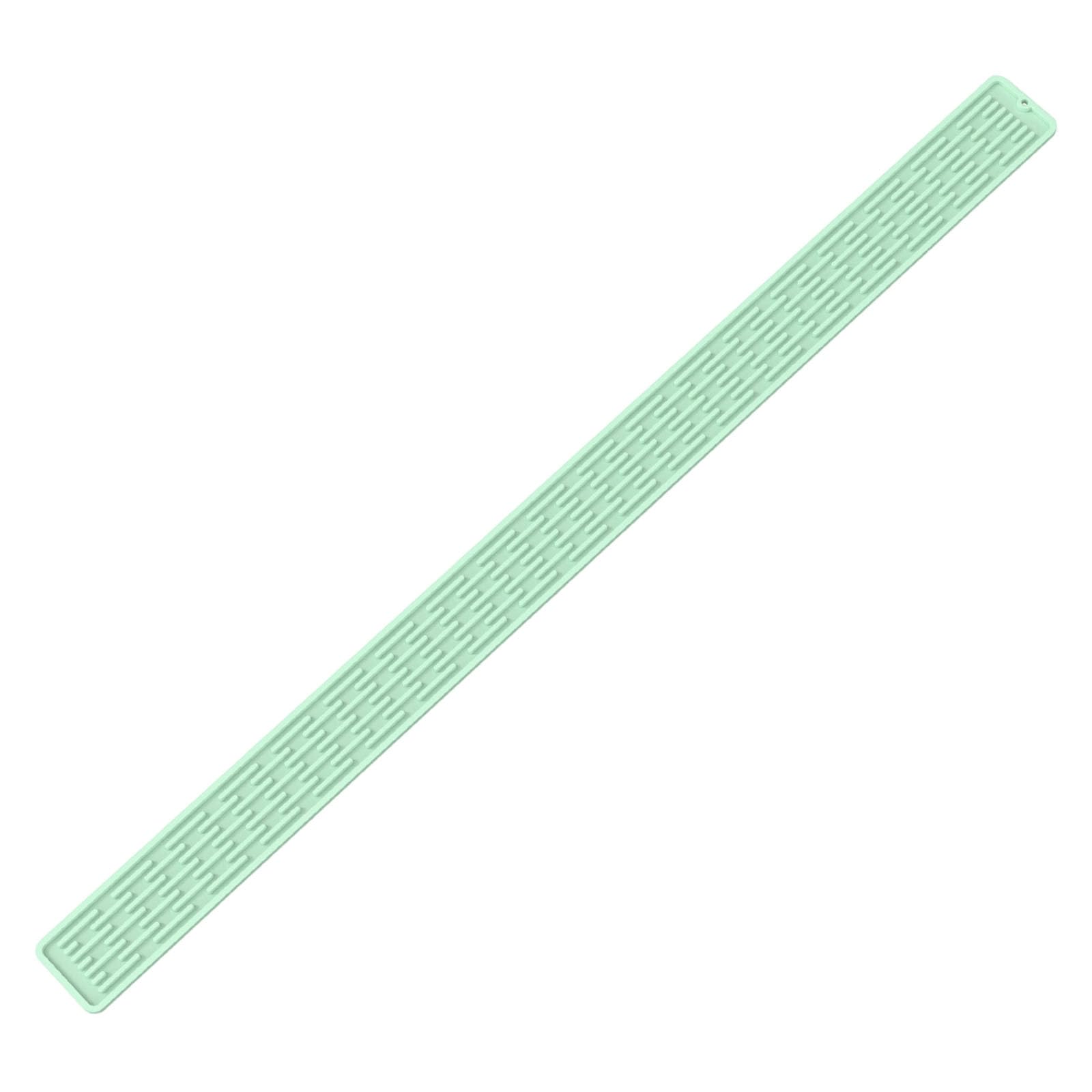 Narrow Long Silicone Nonslip Mats Silicone Placemat for Kitchen Counter Pubs Table Drying and Utensils Protections Nonslip Drying Rack