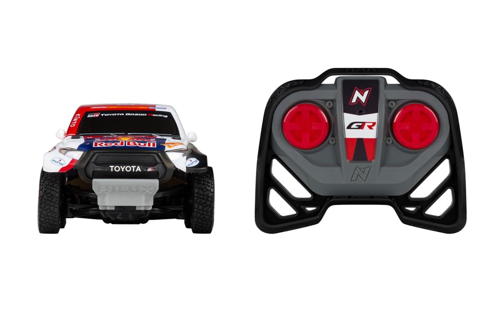 Nikko RC 10591 Night Mode Toyota Gazoo Dakar zdalnie sterowany samochód rajdowy 25 cm 2,4 GHz 40 m