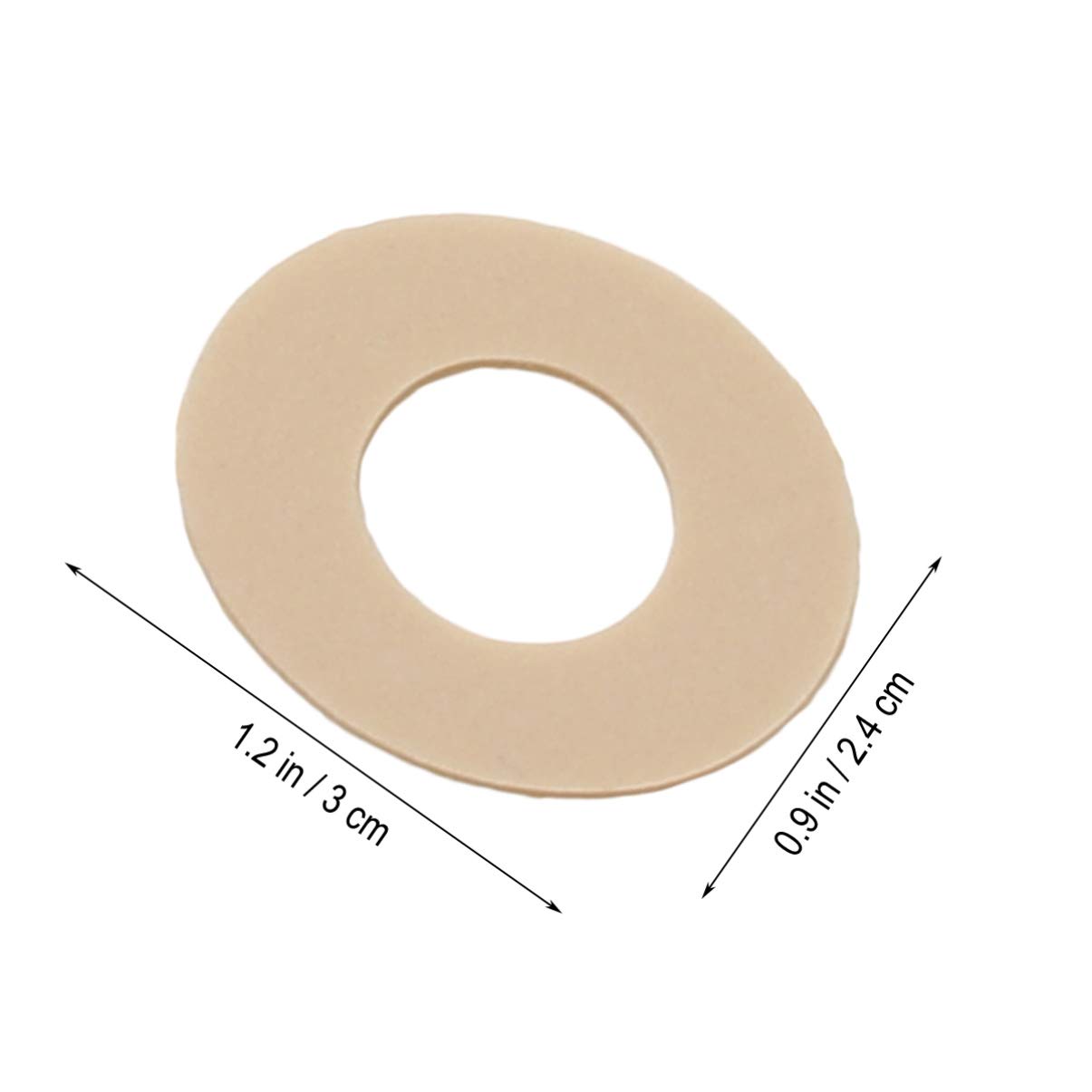 EXCEART 45Pcs Almohadillas para Callos Almohadillas para Callos Almohadillas para Los Dedos de Los Pies Cojines de Maíz Cojines Autoadhesivos para Callos Cojín de Forma Ovalada
