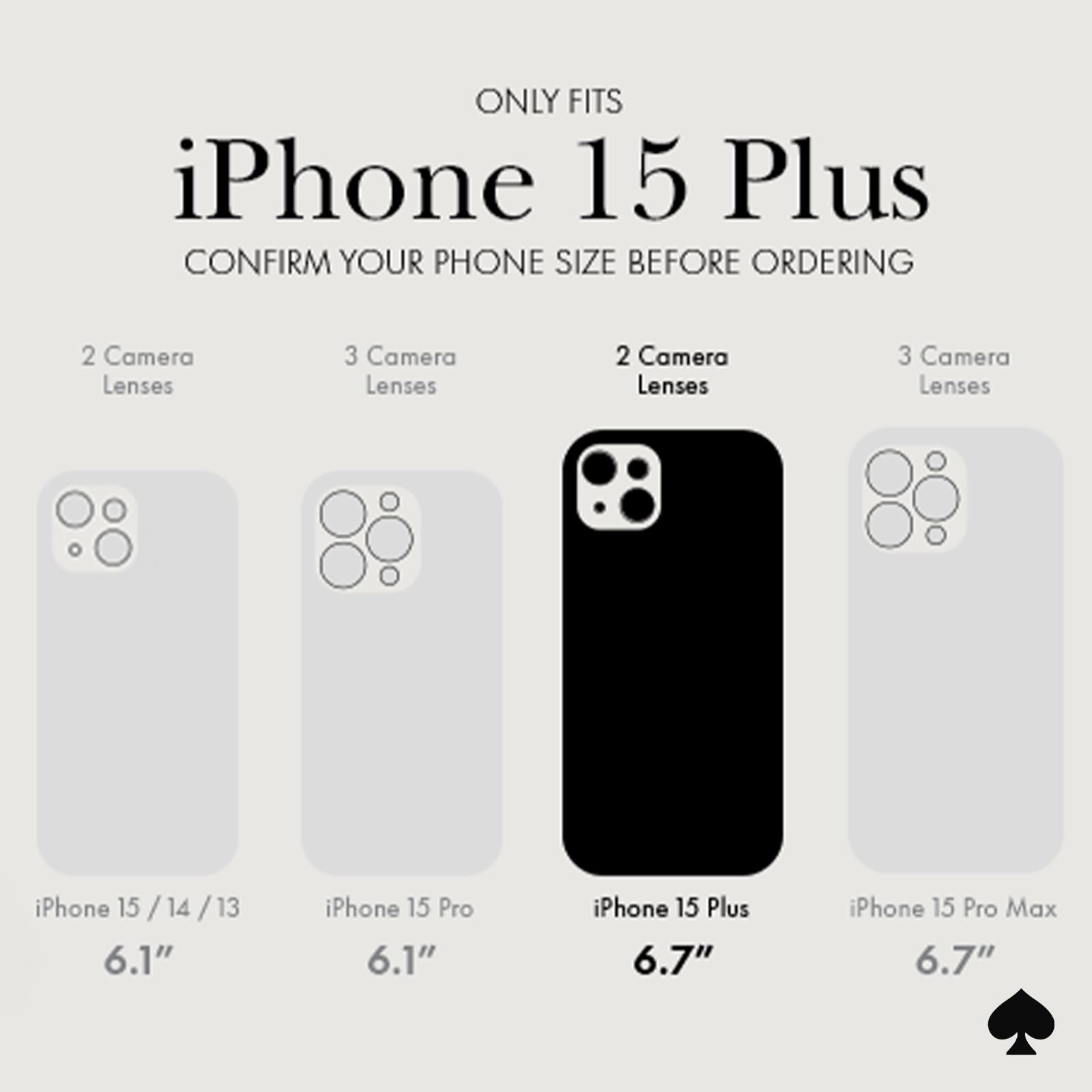 Etui Kate Spade New York iPhone 15 Plus, kompatybilne z MagSafe - Daisy Chain Opalizujące