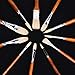 Fuumuui Oil Paint Brushes, 11pcs Professional Natural Hog Bristle Acrylic Paint Brush Set Perfect for Oil and Acrylic Painting with Long Handle
