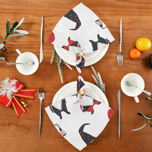 Servilletas de Tela Navidad Multicolor Set 6 20x20 pulg miniatura 5