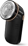 Philips Rasoir Anti bouloche, 8800 TR/Min, 3 Lames, Tous Tissus, Noir - 1