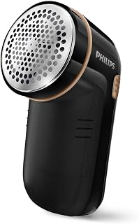 Versuni Philips Lint Shaver, Lint Remover for Clothes, Suitable for All Textiles, 2 Height Settings, Battery Operated (2 x...