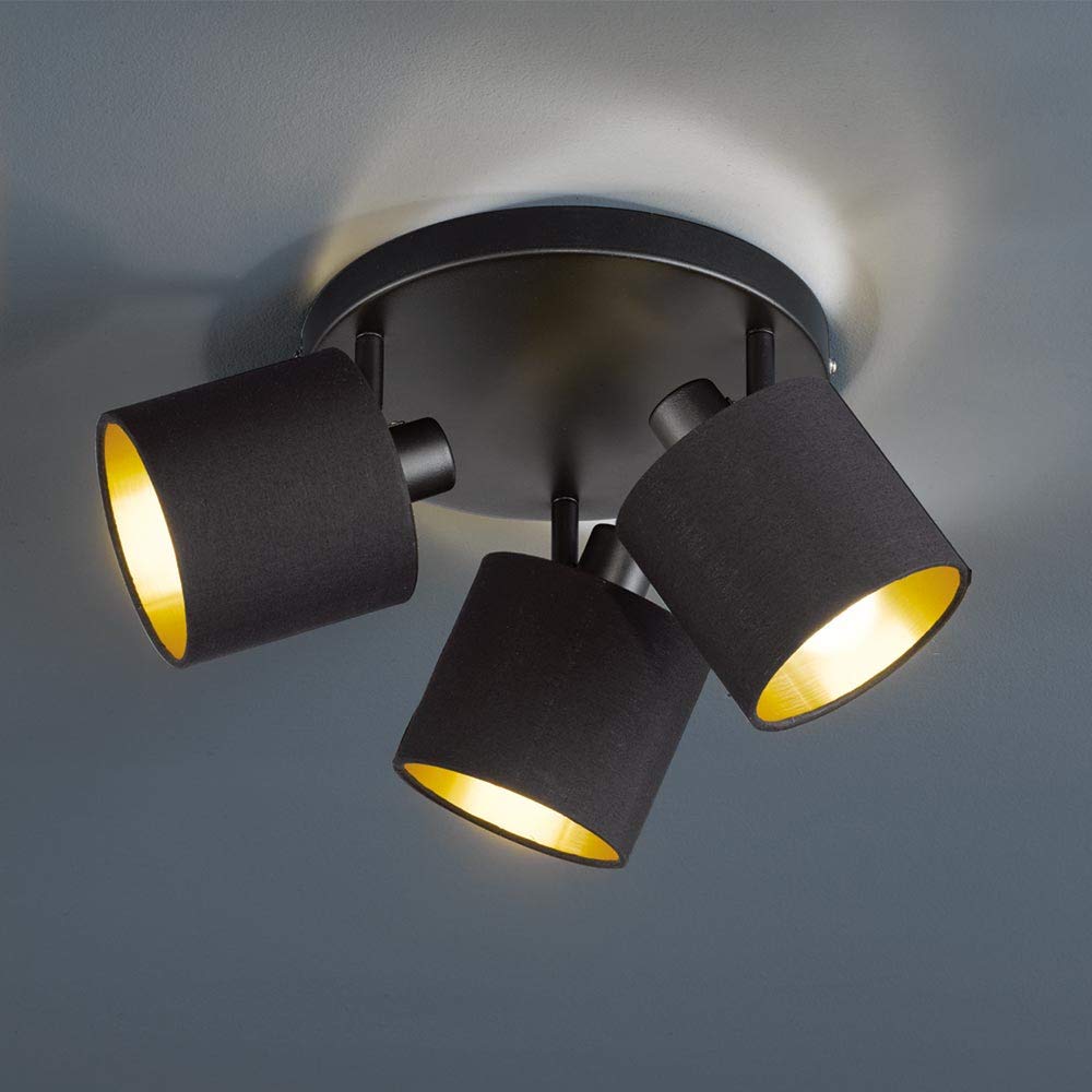 Reality Leuchten Tommy R80333979 Belka Punktowa, Metal, Czarny Matowy