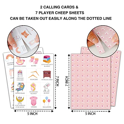 Baby Girl Bingo Cards, Blush Pink Baby Shower Game For 24 Players, Gender Reveal Party Games For Family Friends Activities, Holiday Party Favors Supplies Decorations(04) #TOP2
