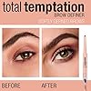 Maybelline-New-York-Total-Temptation-Eyebrow-Definer-Pencil-305-SOFT-BROWN-Exclusive-1-Count Maybelline Total Temptation Eyebrow Definer Pencil, Soft Brown, 1 Count